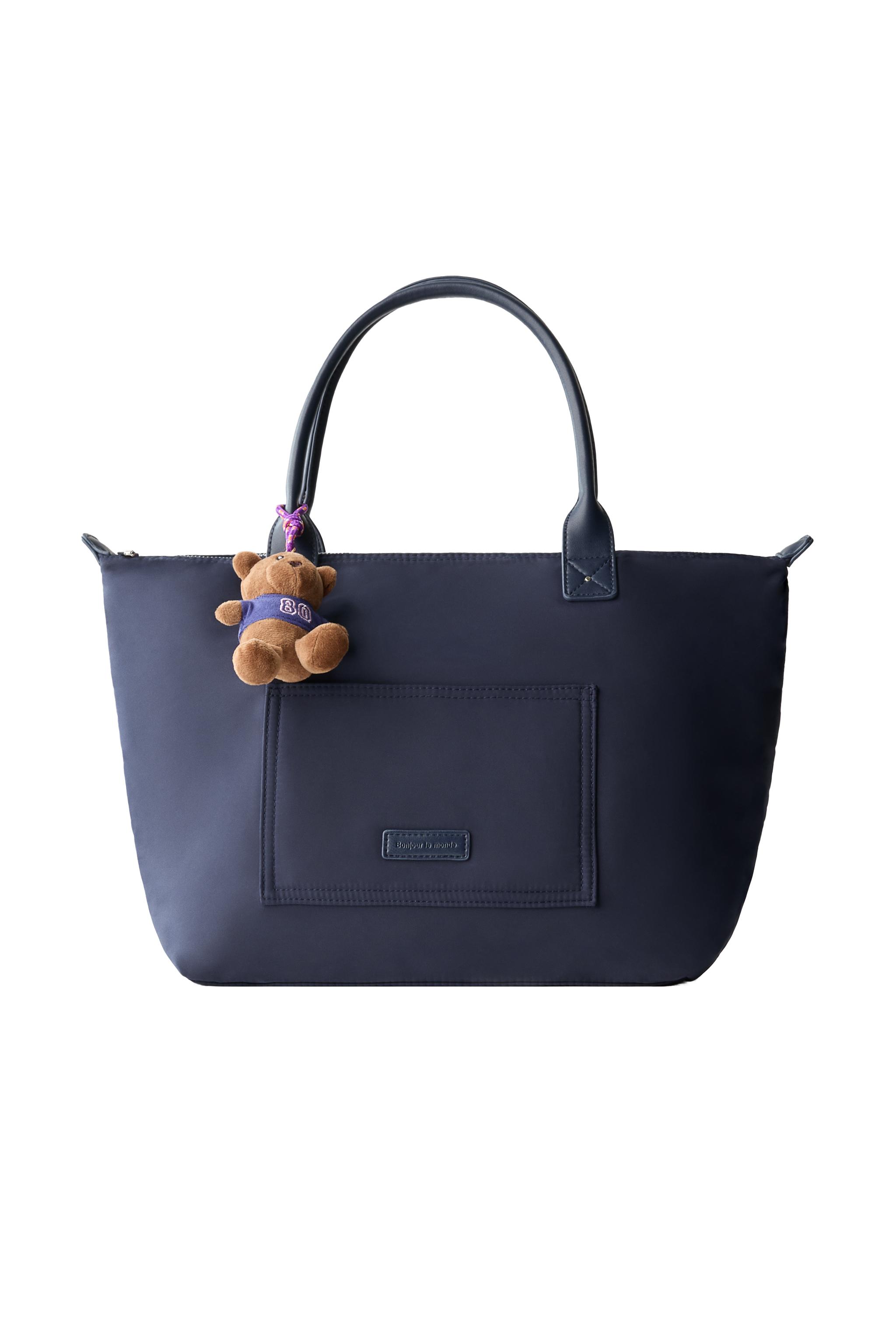 BIJOUX   TOTE 　BLUEGRAY SACLASSY Women's Genuine Leather Tote Handbag - Spacious and
