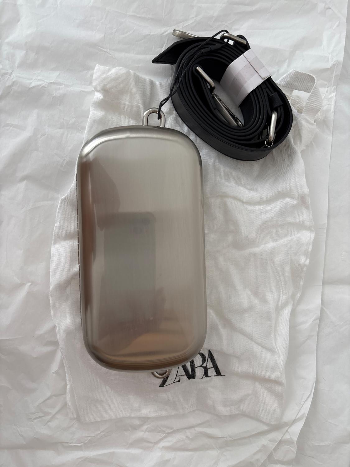 METALLIC MINI CROSSBODY BOX BAG - Image 3