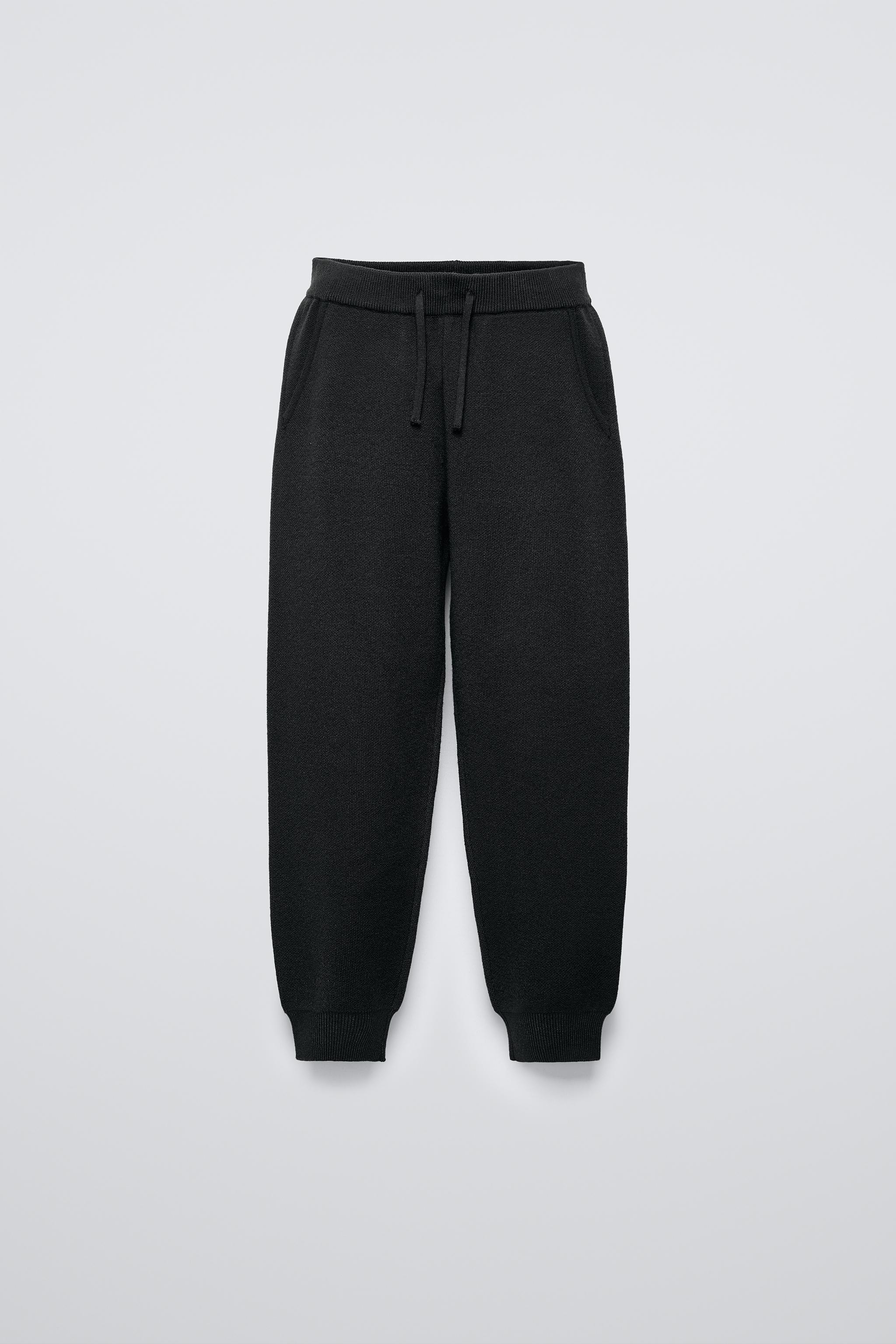 JOGGER HOSE AUS STRICK