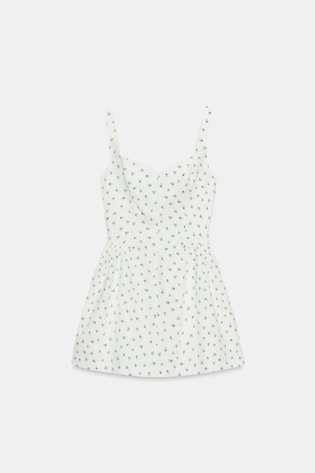 FLORAL PRINT MINI DRESS