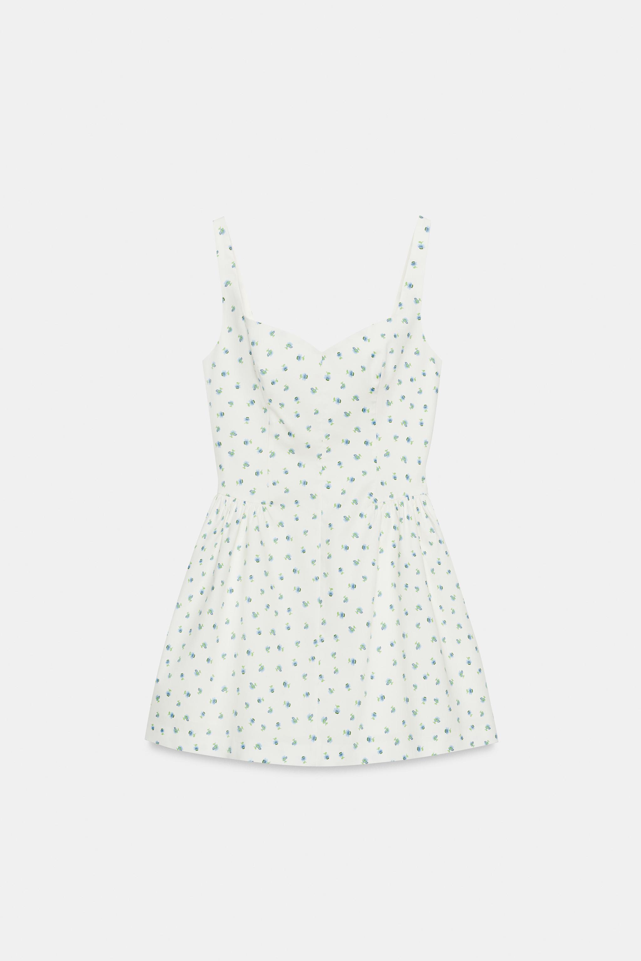 FLORAL PRINT VOLUME DRESS