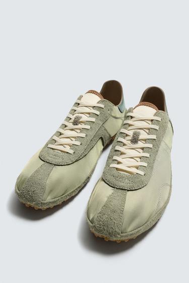 BASKET STYLE RÉTRO - Vert d'eau de Zara - Image 1