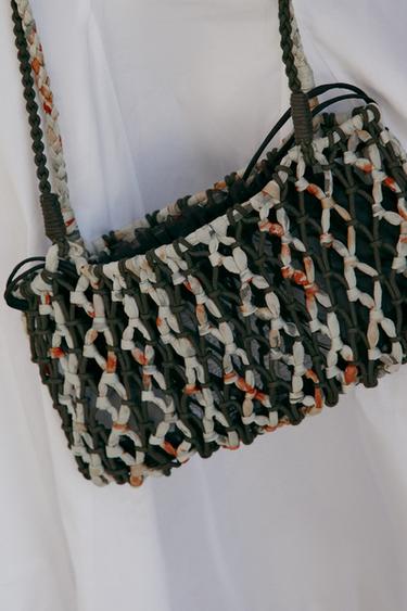 MNI SAC TRESSÉ - Chocolat de Zara - Image 2