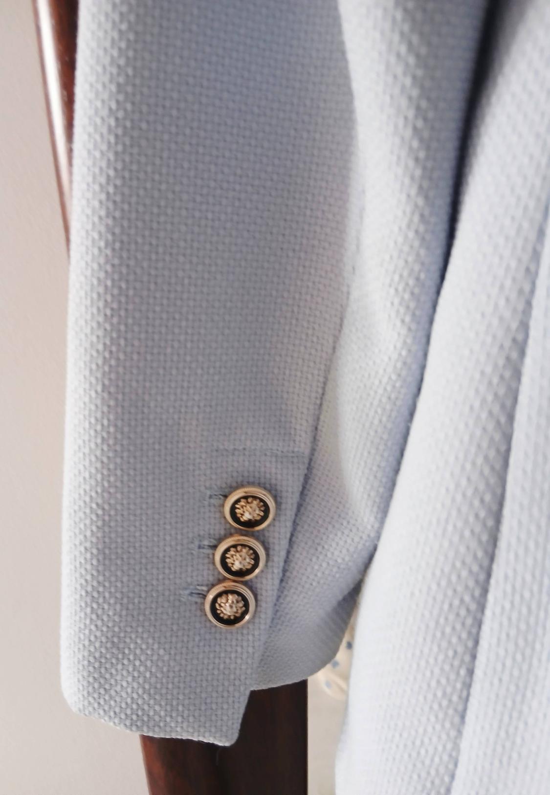 FITTED DOUBLE-BREASTED BLAZER - Image 4