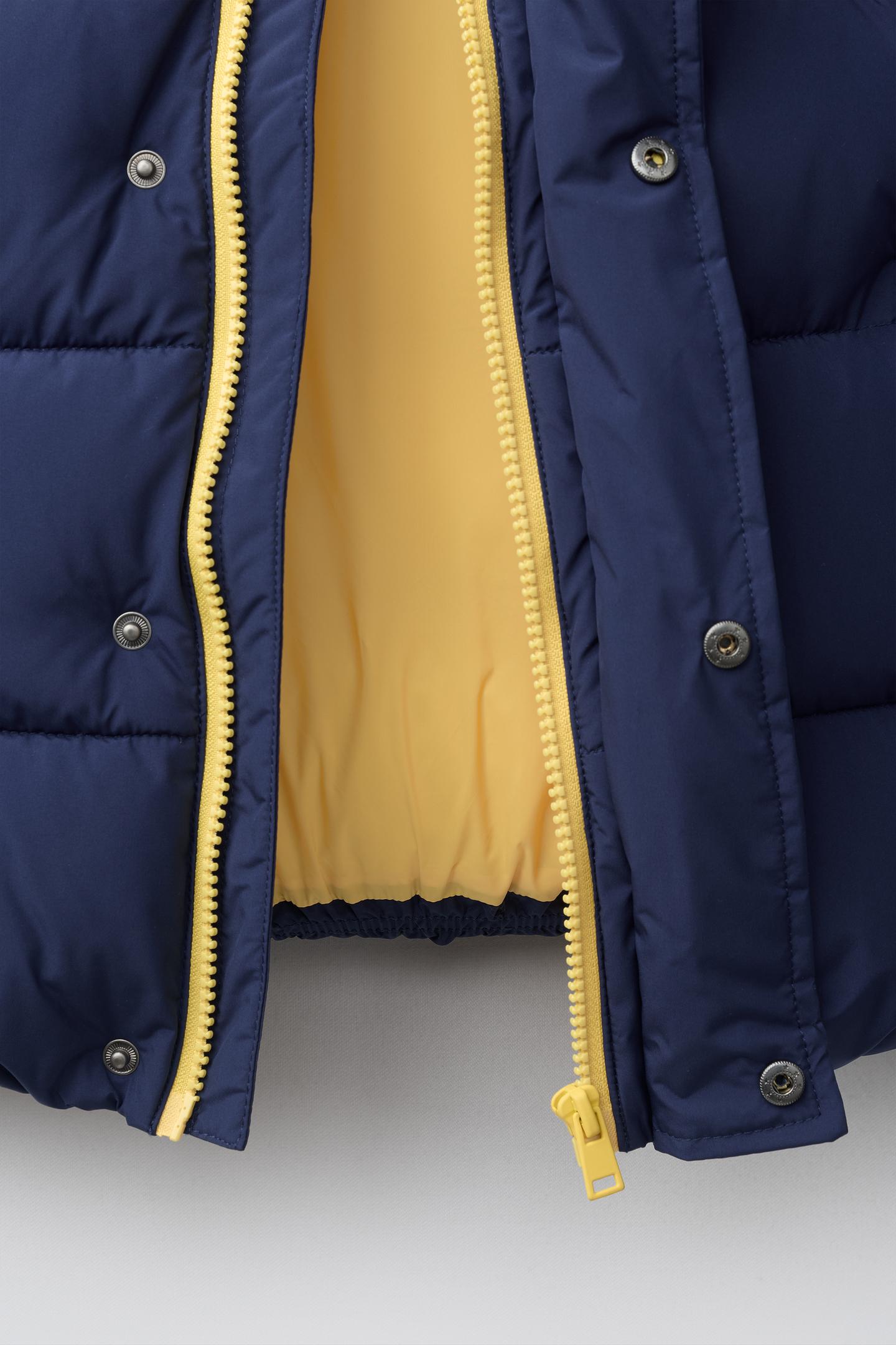 Детский жилет Zara Combined Water-Repellent Puffer Vest, цвет: Коричневый синий — фото 8