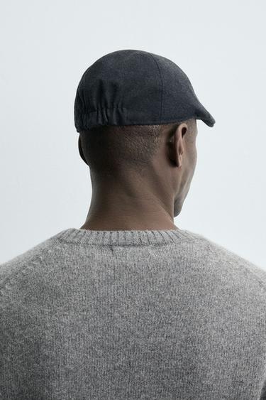 FLANNEL BERET - Navy blue by Zara - Image 2