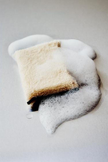 SCRUBBER SPONGE (PACK OF 2) — Cream 1