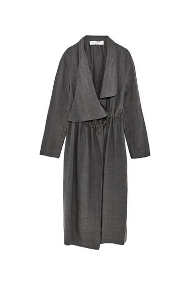 LONG LINEN COAT