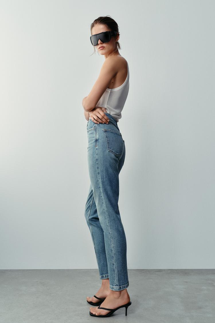 Jeans mom fit de cintura alta Z1975 5