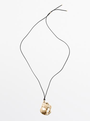 Zara Abstract pendant - Golden