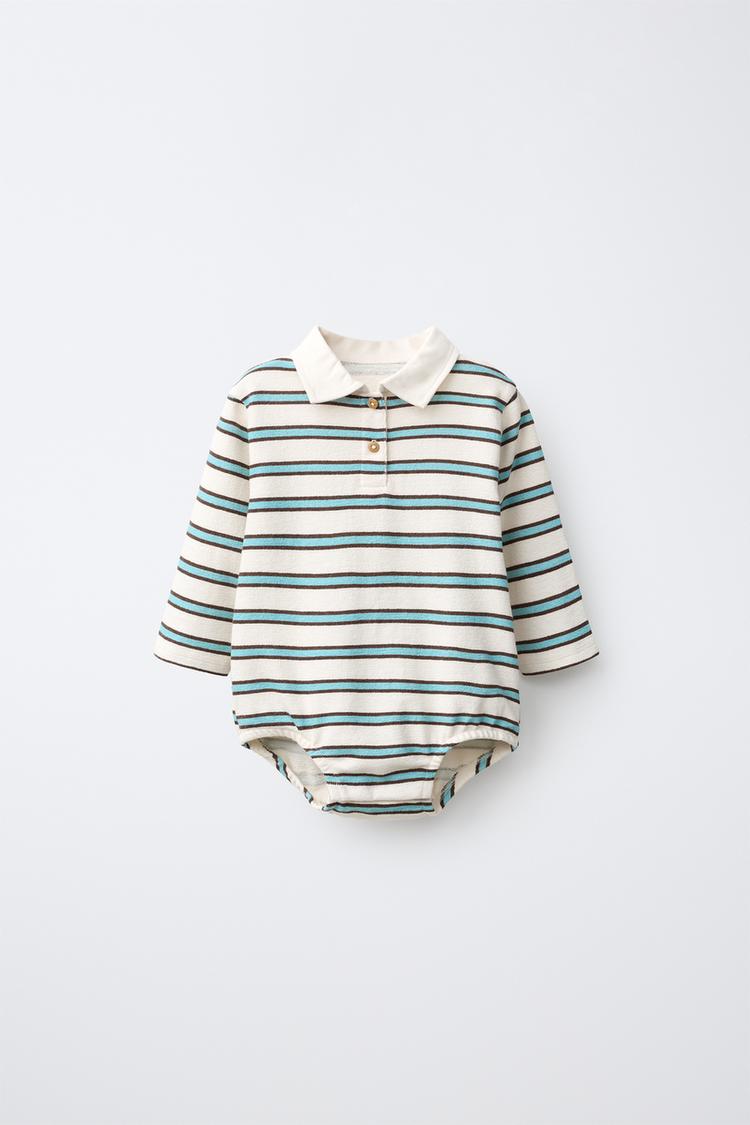 BODY POLO ESTAMPADO RAYAS