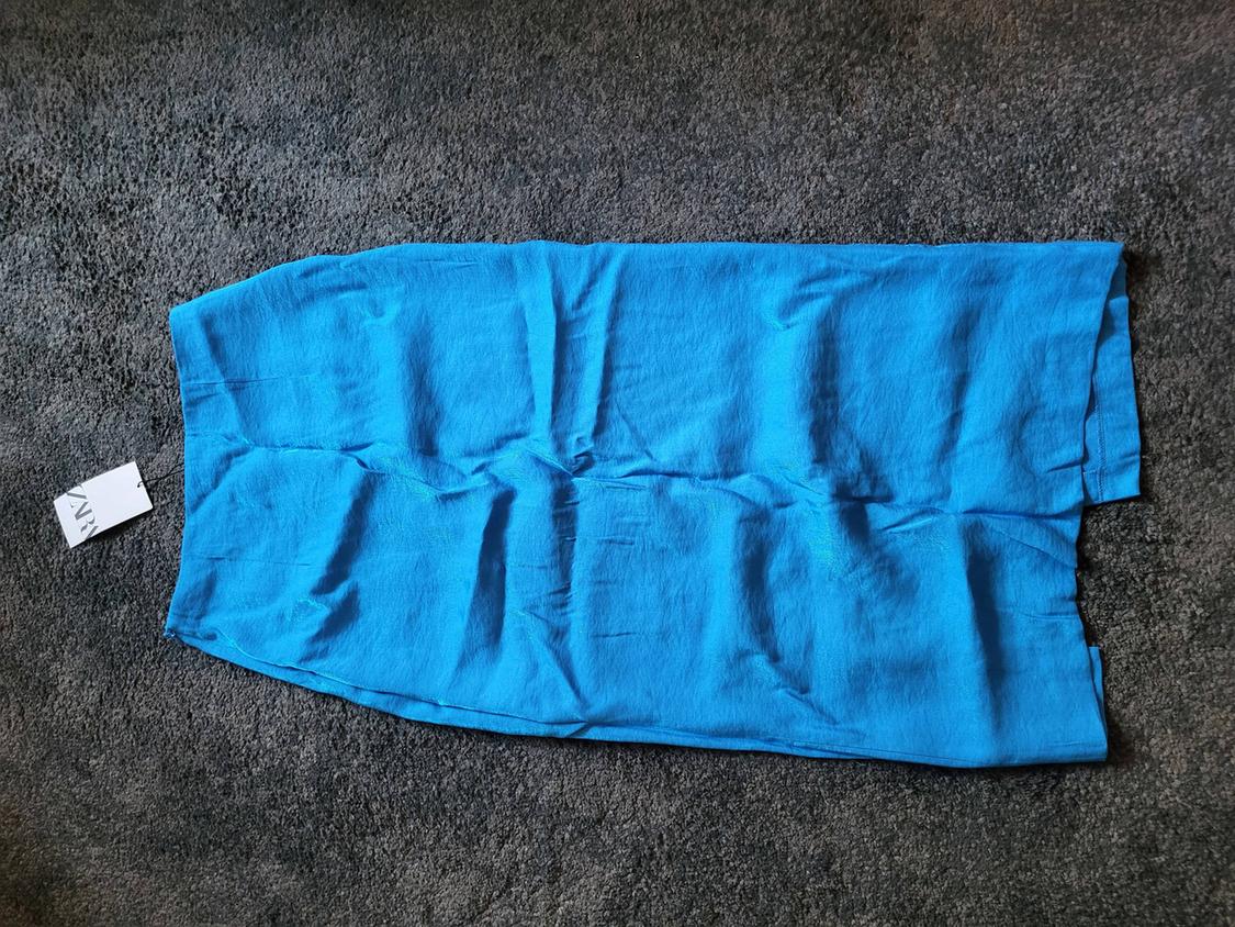 SATIN WRAP SKIRT - Image 2