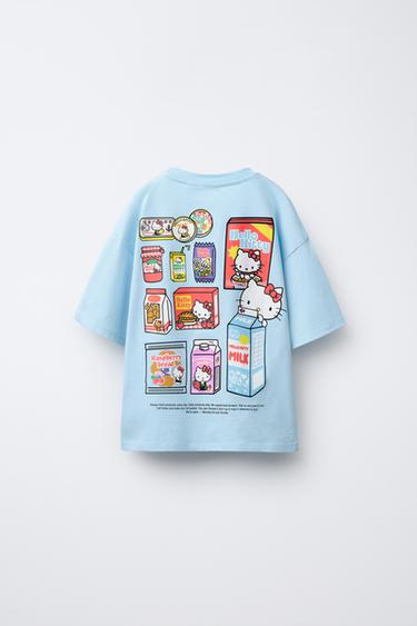 T-SHIRT IMPRIMÉ HELLO KITTY © SANRIO - Bleu de Zara - Image 1
