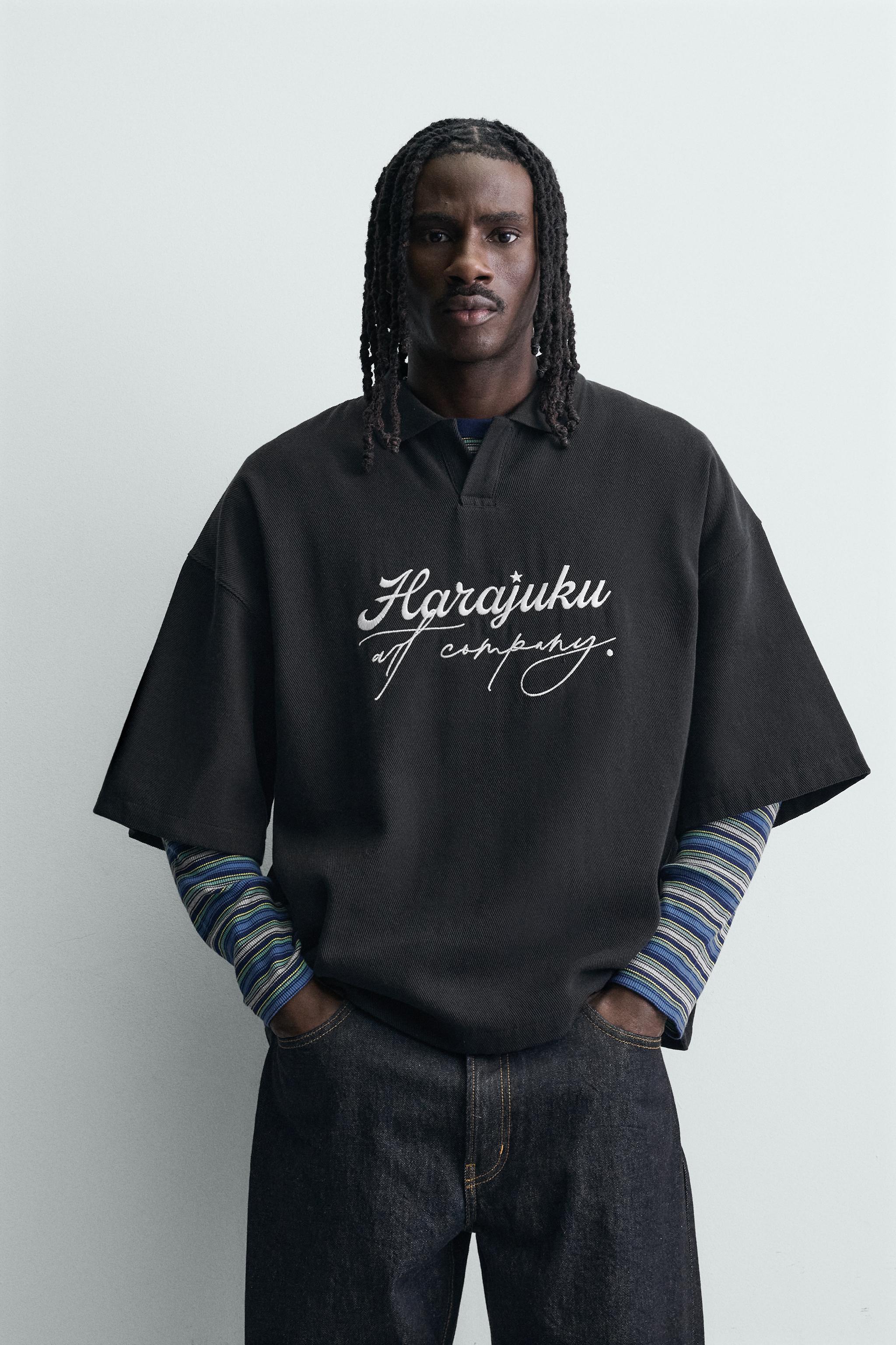 EMBROIDERED TEXTURED POLO