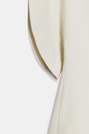 TOP À MANCHES BOUFFANTES ZW COLLECTION - Écru moyen de Zara - Image 7