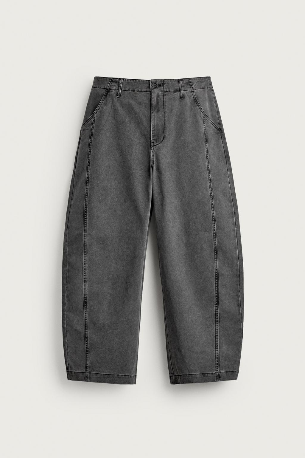BALLOON FIT SEWN TROUSERS