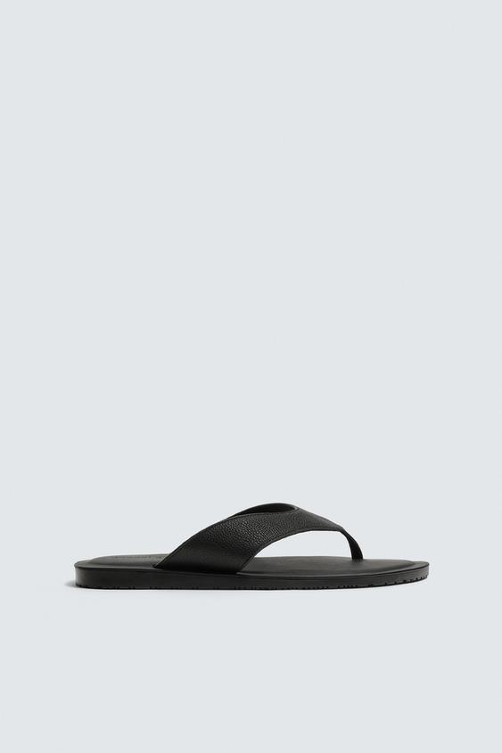 LEATHER STRAP SANDALS from Zara - $79.90