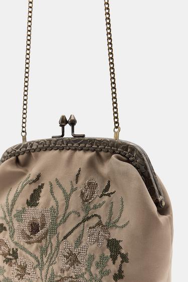 SAC BRODERIES FLEURS - Sable de Zara - Image 2