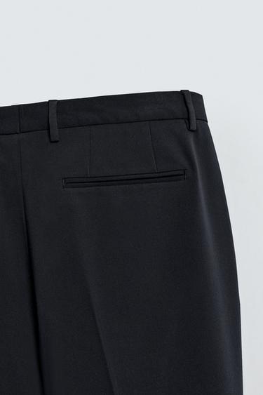 COMFORT SUIT TROUSERS - Navy blue by Zara - Image 8