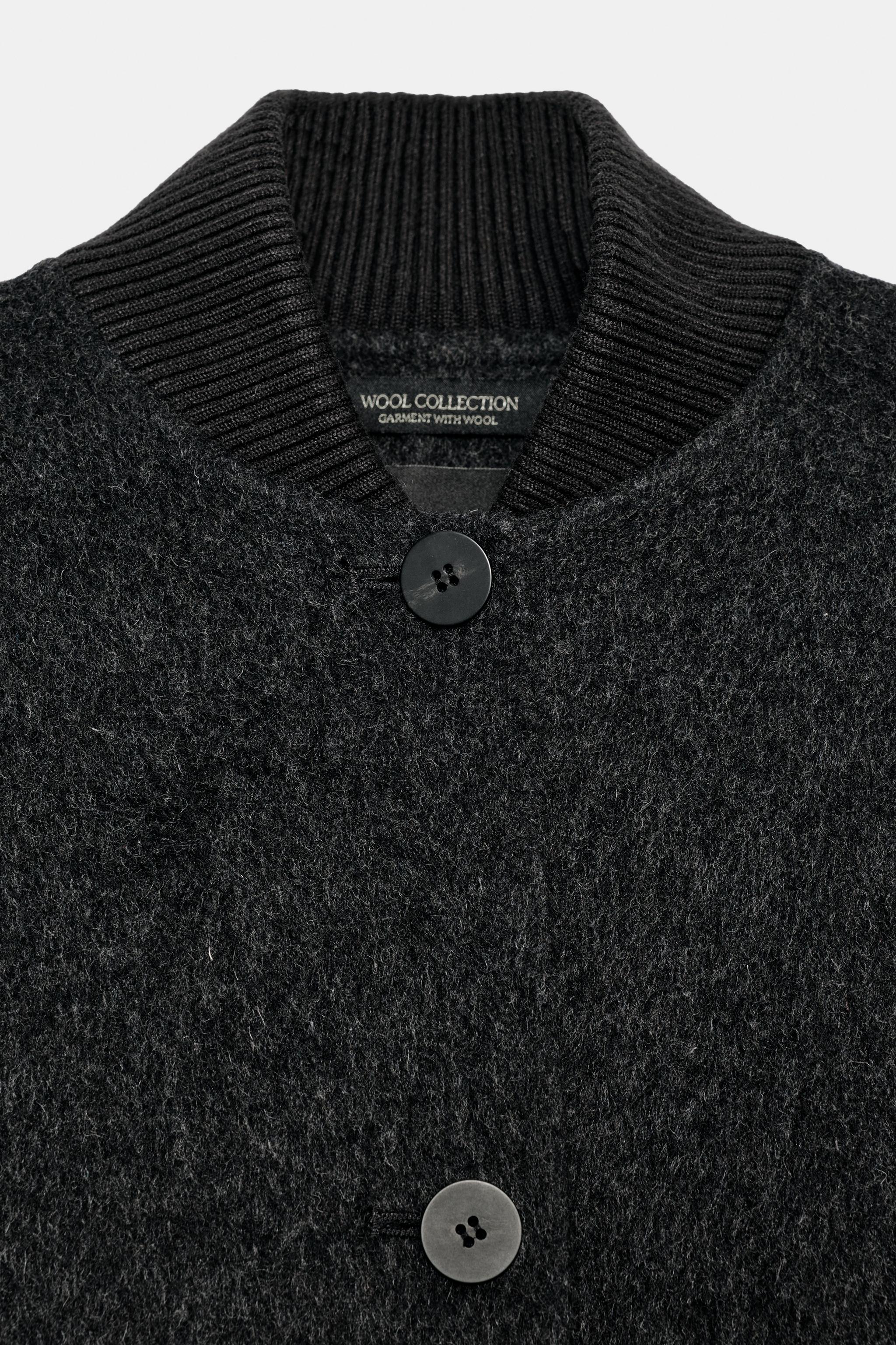 BLOUSON BOMBER EN LAINE ZW COLLECTION