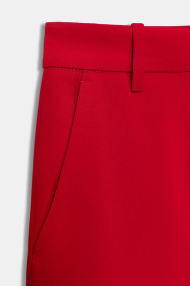 PANTALON BALLOON ZW COLLECTION - Rouge de Zara - Image 6