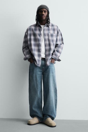 ZUECO PIEL VOLUMEN - Gris Topo de Zara - Imagen 0