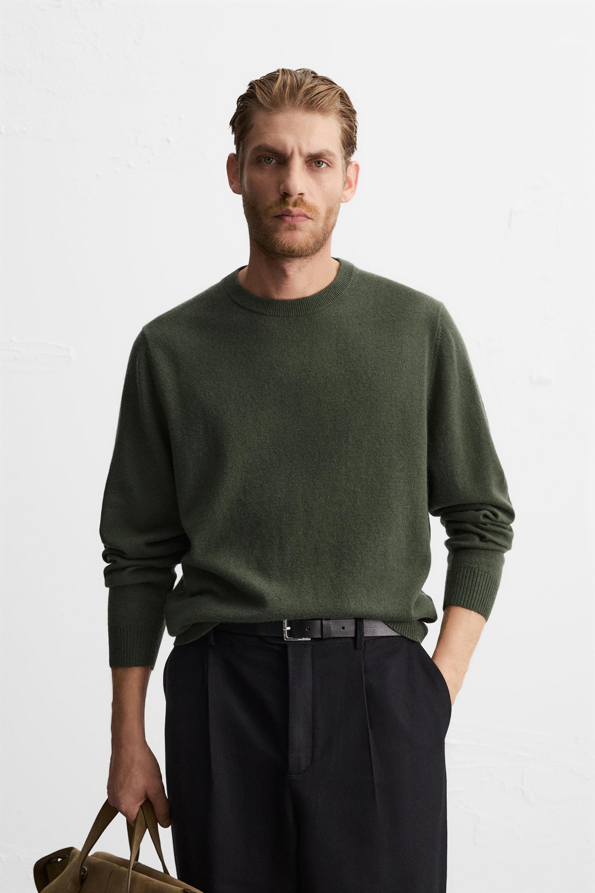 WOOL 100% Limited sale edition collection sweater zara