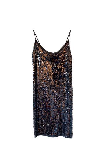 VESTIDO LANTEJOULAS ZARA STUDIO