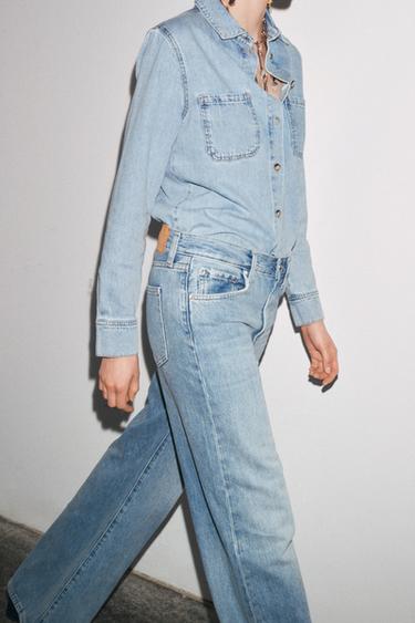 JEAN ZW COLLECTION WIDE LEG TAILLE BASSE - Bleu de Zara - Image 3
