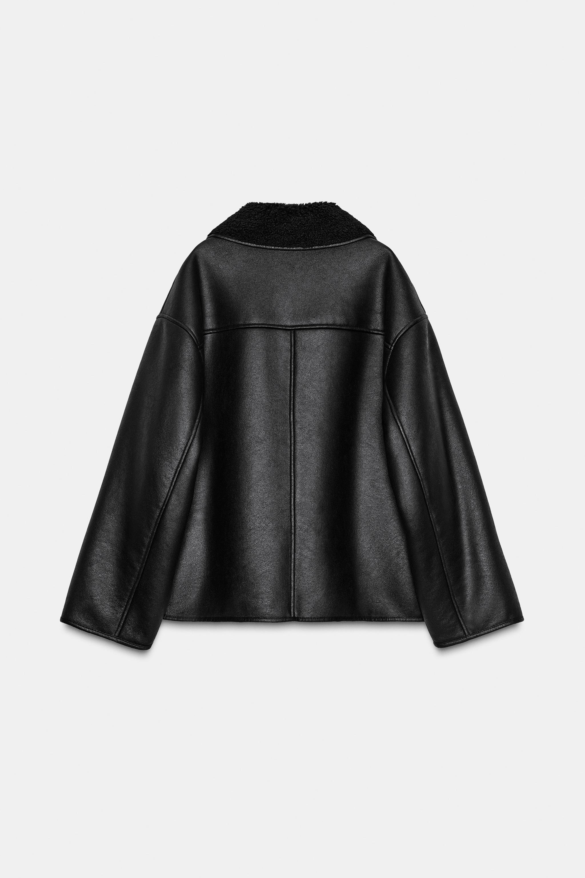 ZARA ダブルフェイスジャケット 美品】ZARA ダブルフェイスジャケット - メルカリ