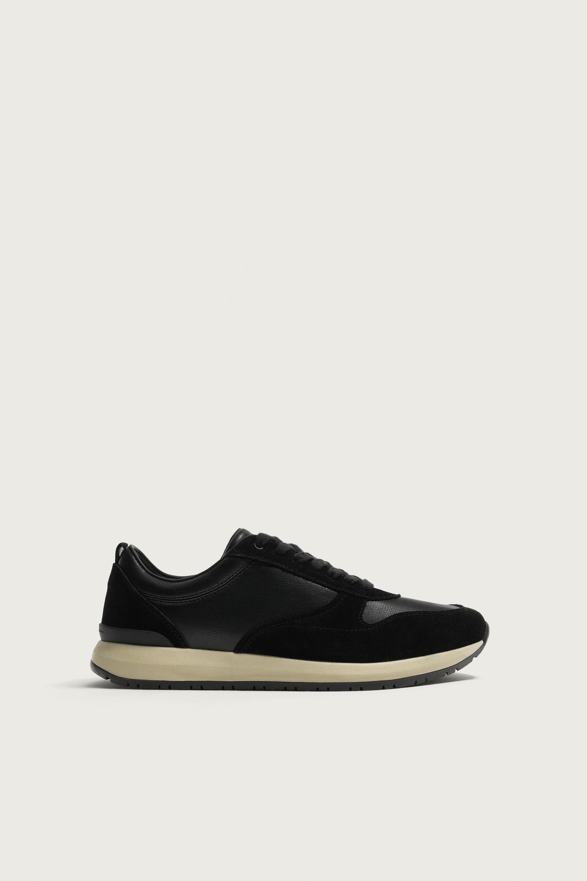 CASUAL SNEAKERS WITH LEATHER DETAILS