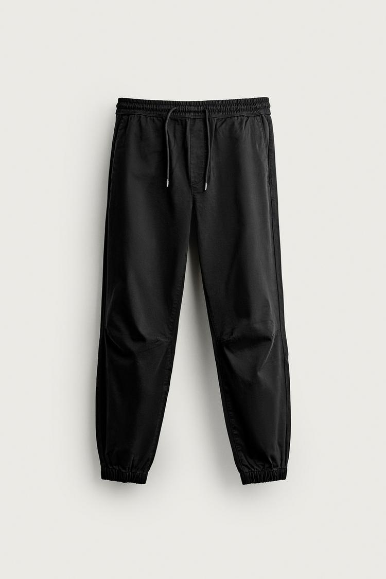 SLIM FIT JOGGER WAIST TROUSERS