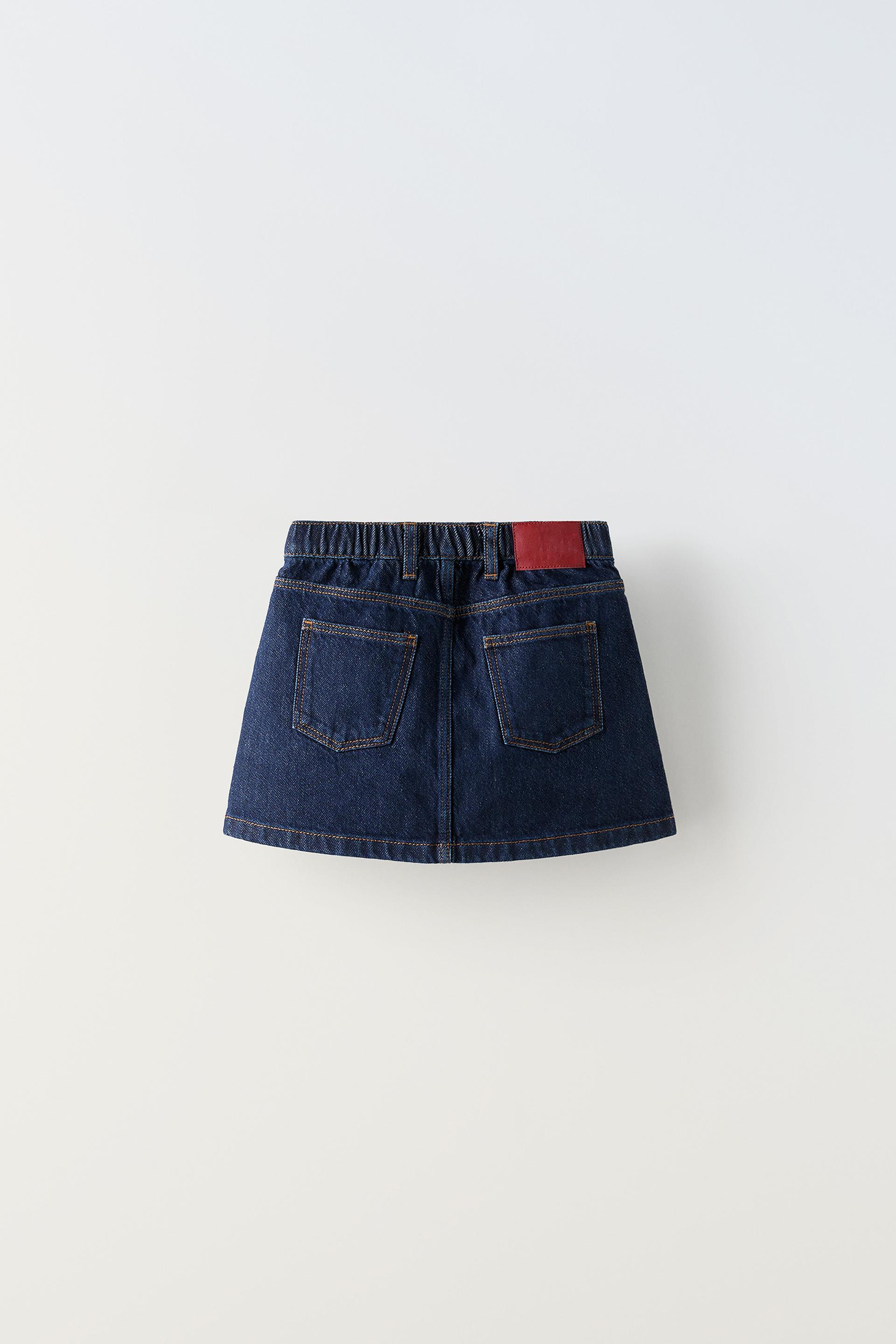 DENIM SKIRT Blue ZARA United States