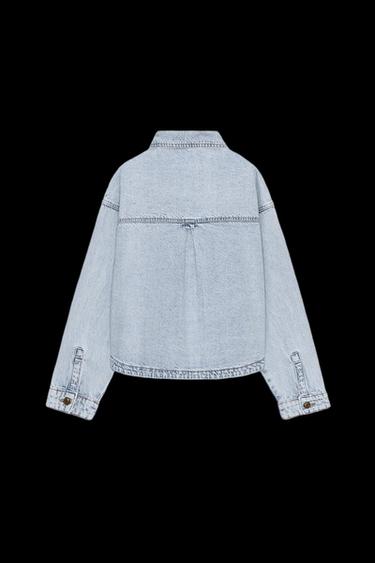 Z1975 DENIM JACKET - Light blue by Zara
