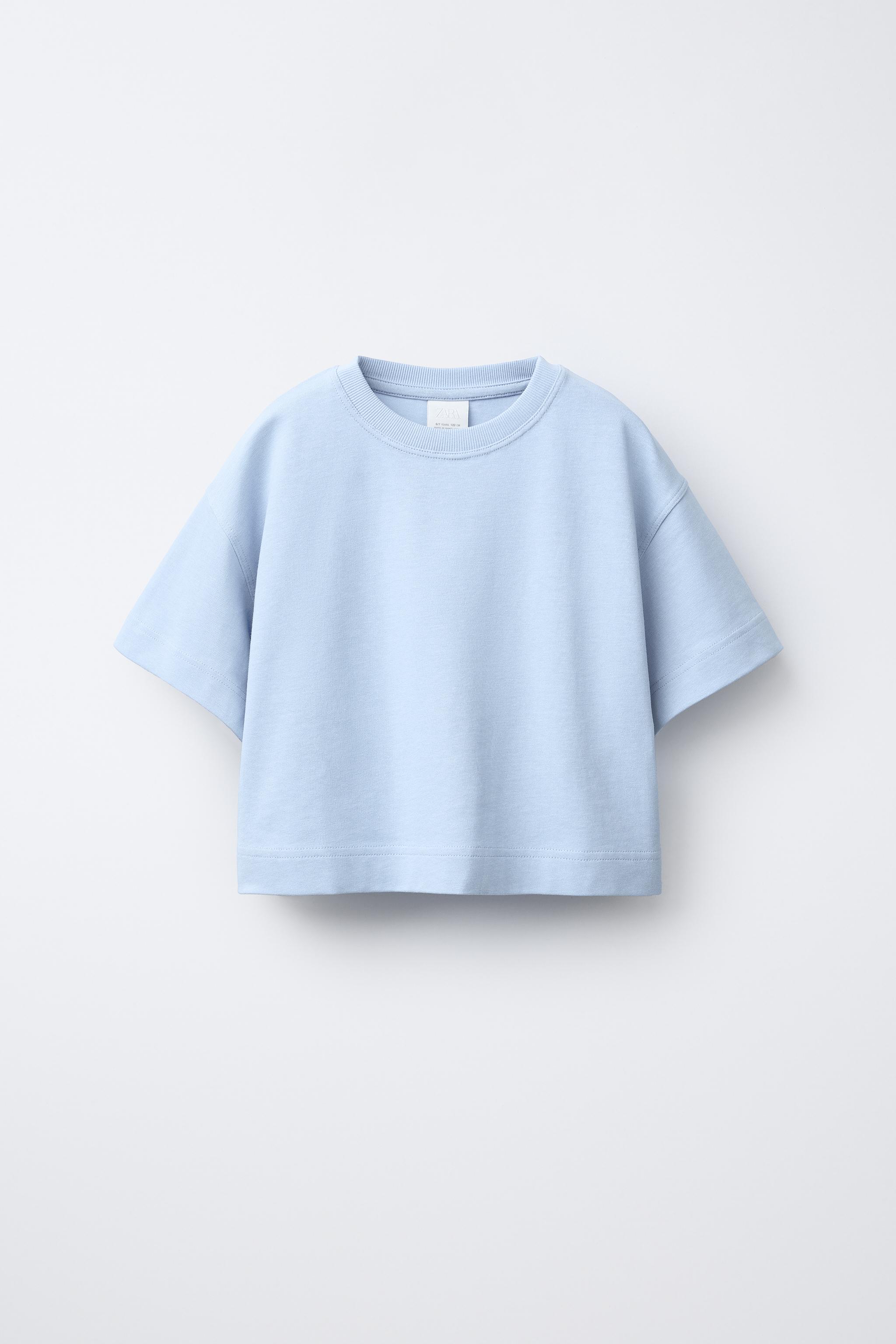 CAMISETA HEAVY WEIGHT LISA - Azul-claro | ZARA Brasil