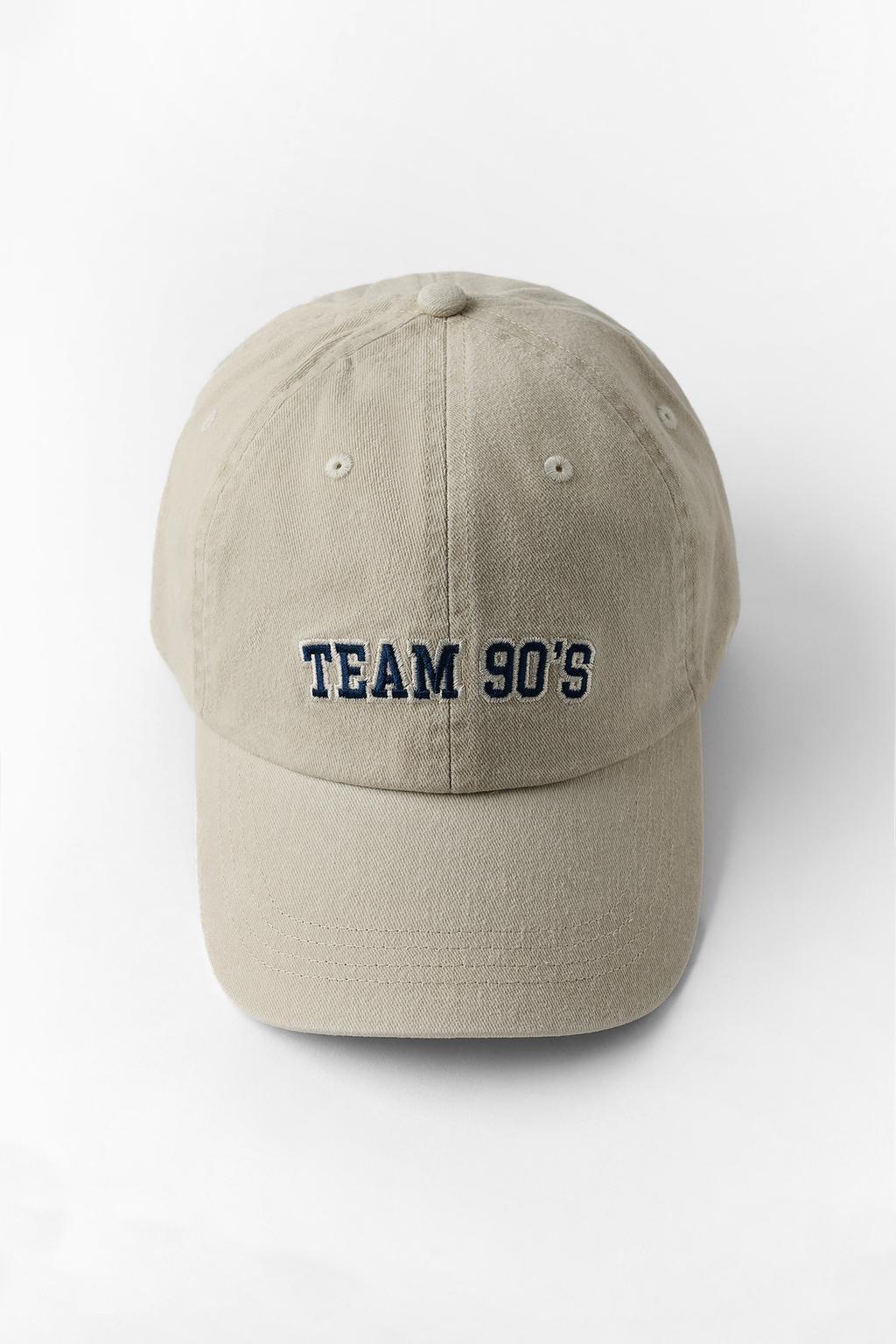 CONTRAST EMBROIDERY TWILL CAP