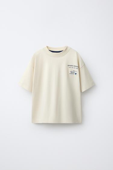 VARSITY TEXT T-SHIRT — White 2