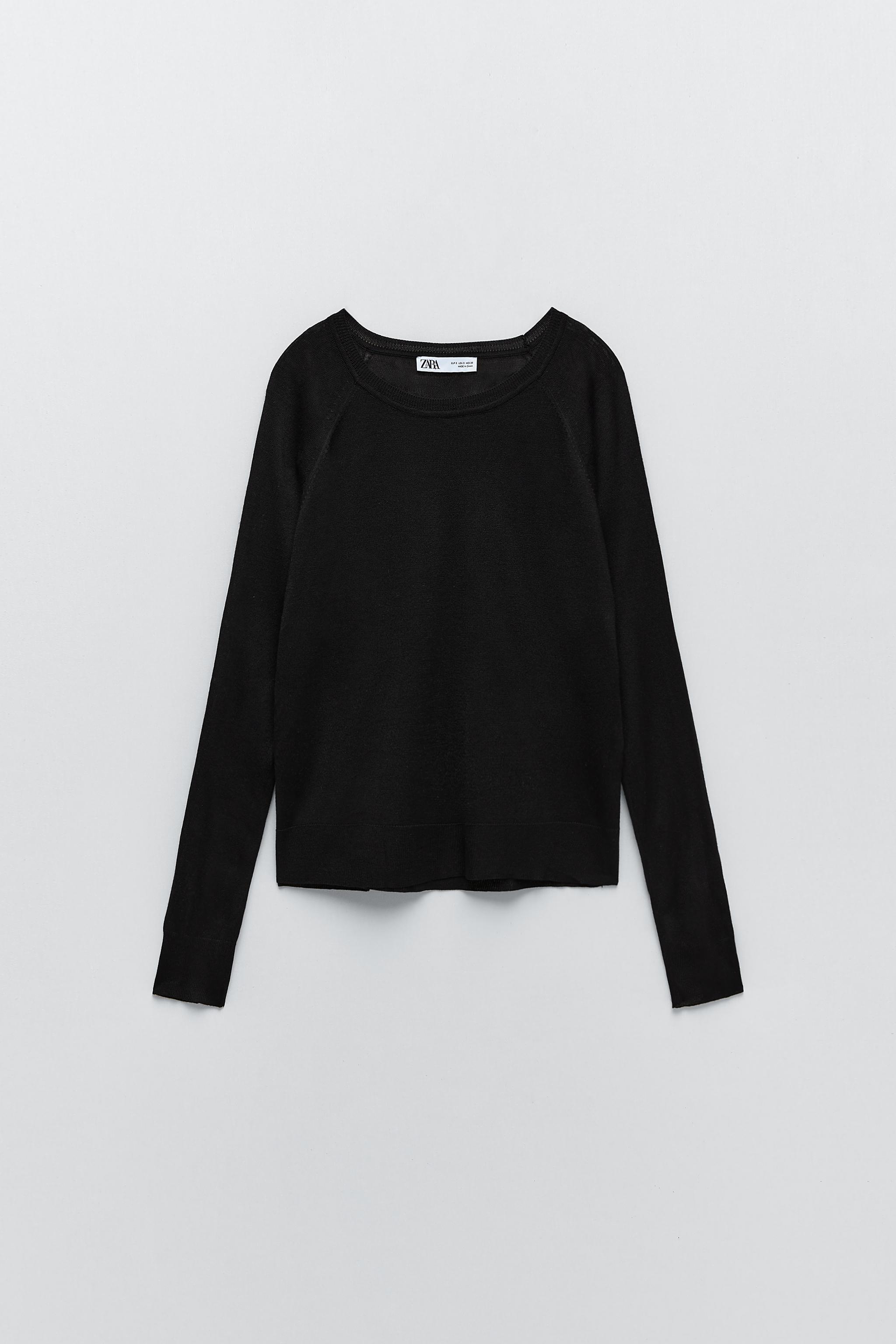 zara basic knit