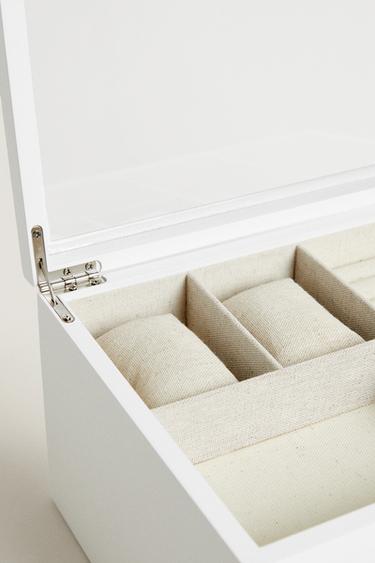 LACQUERED JEWELLERY BOX WITH DRAWERS - White by Zara - Image 3