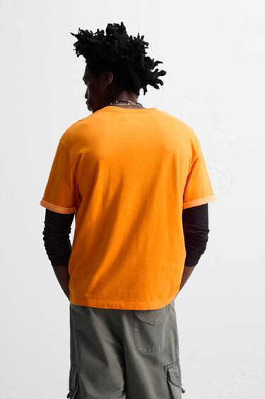 © OTIS KWAME KYE QUAICOE SIGNATURE T-SHIRT - Orange by Zara - Image 2