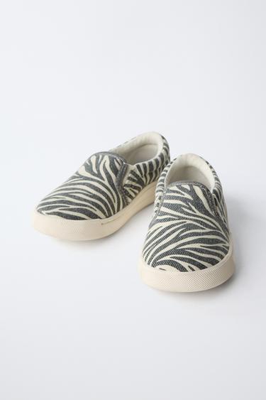 BASKETS IMPRIMÉ ZÈBRE - Blanc de Zara - Image 2