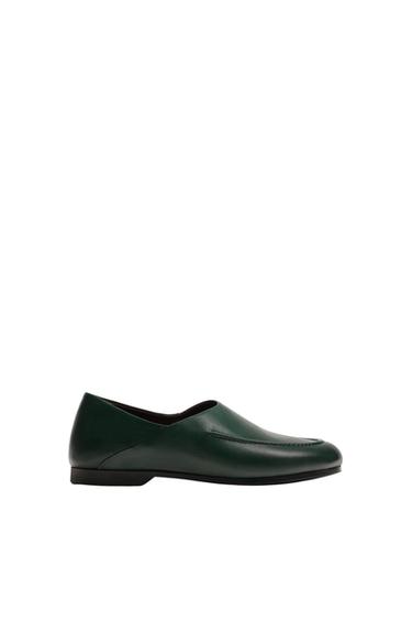 LEATHER LOAFERS SAMUEL DE SABOIA X ZARA - Green by Zara