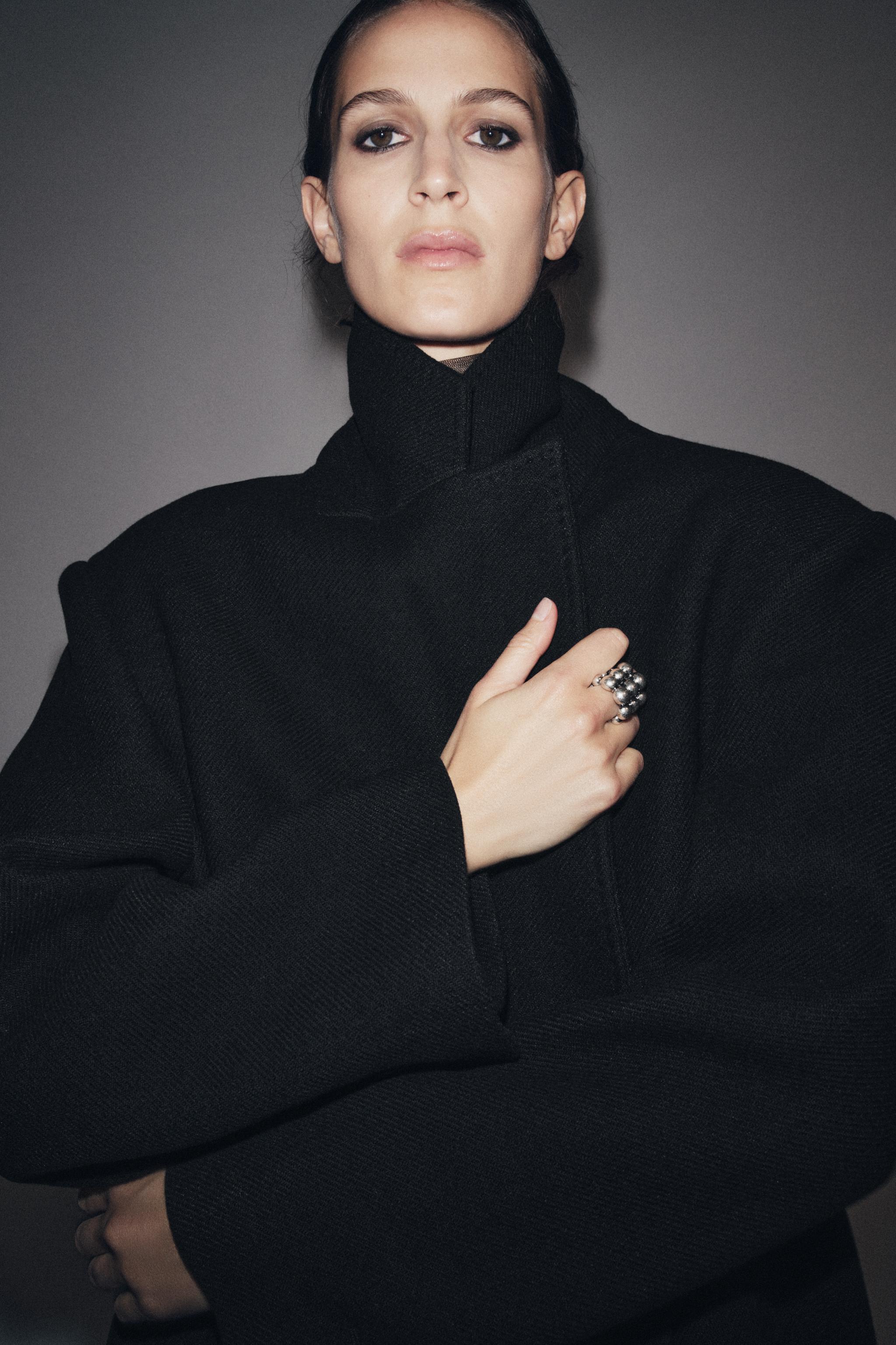 WOOL BLEND COAT ZW COLLECTION