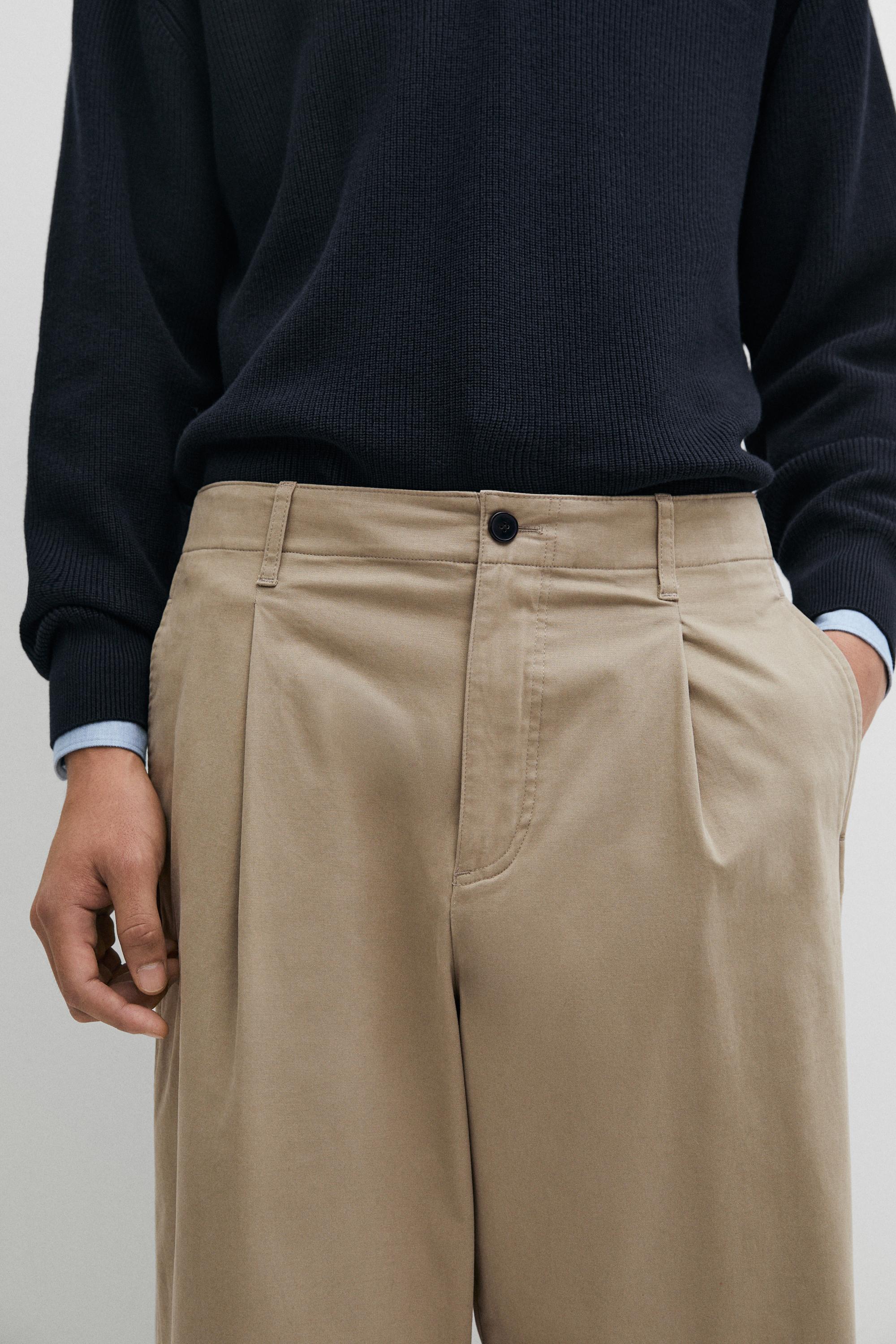Pantalon barrel fit détail pinces