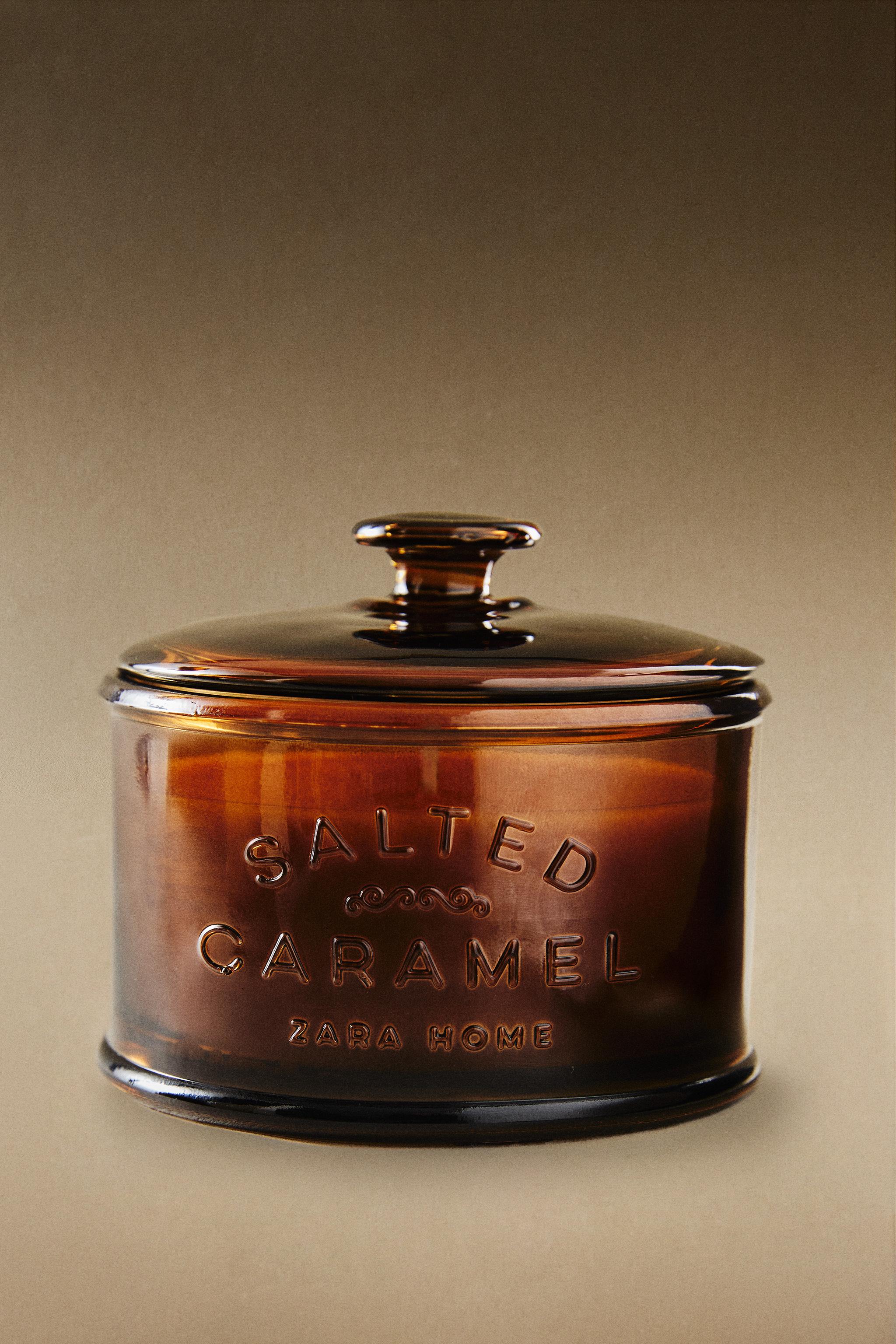 G) SALTED CARAMEL SCENTED CANDLE