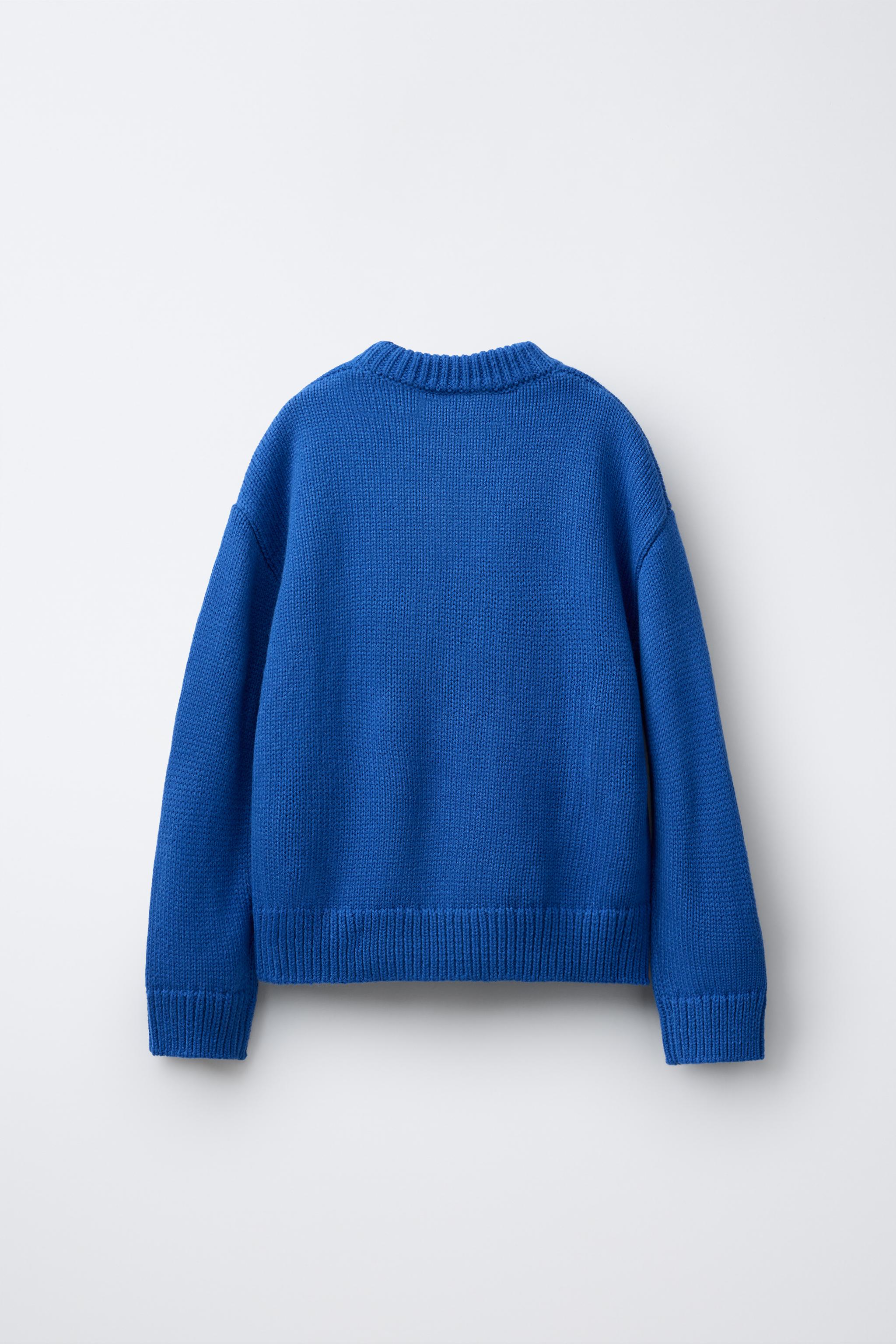 ハローキティ © サンリオ ニットセーター - 濃青 | ZARA Japan