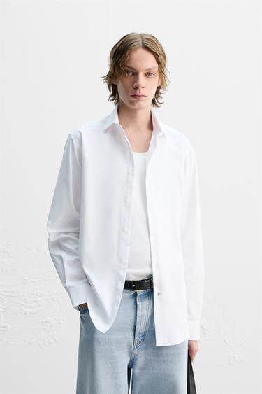TEXTURED SHIRT - White by Zara