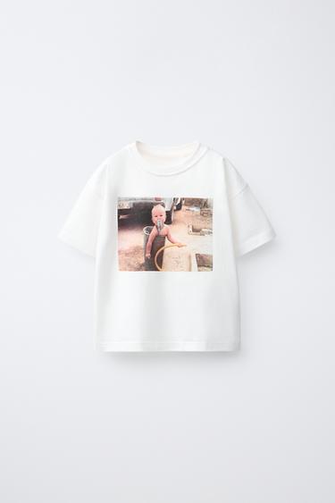 PUKAS SURF PHOTOGRAPHIC T-SHIRT - White by Zara