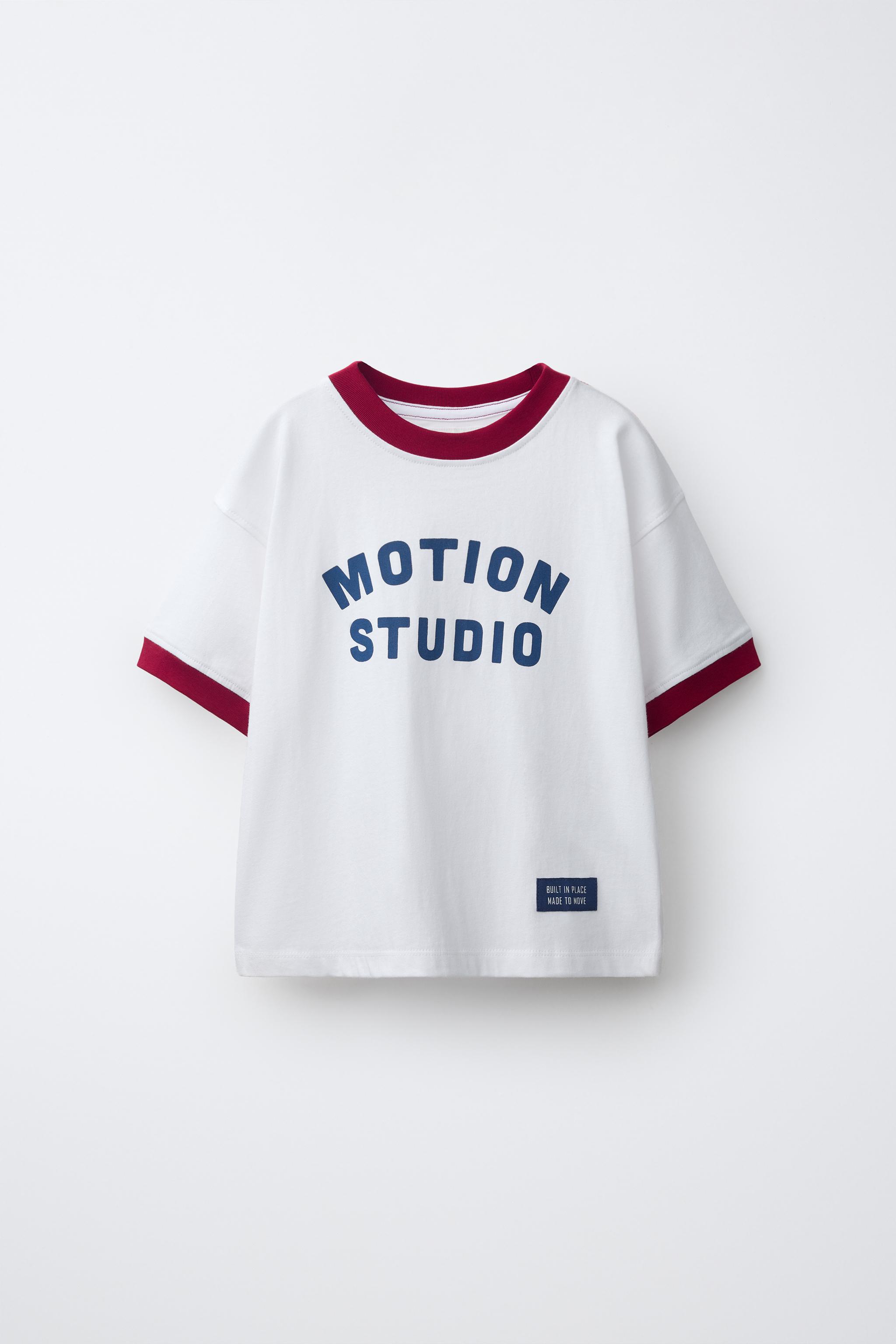GRAPHIC TEXT T-SHIRT — Ecru