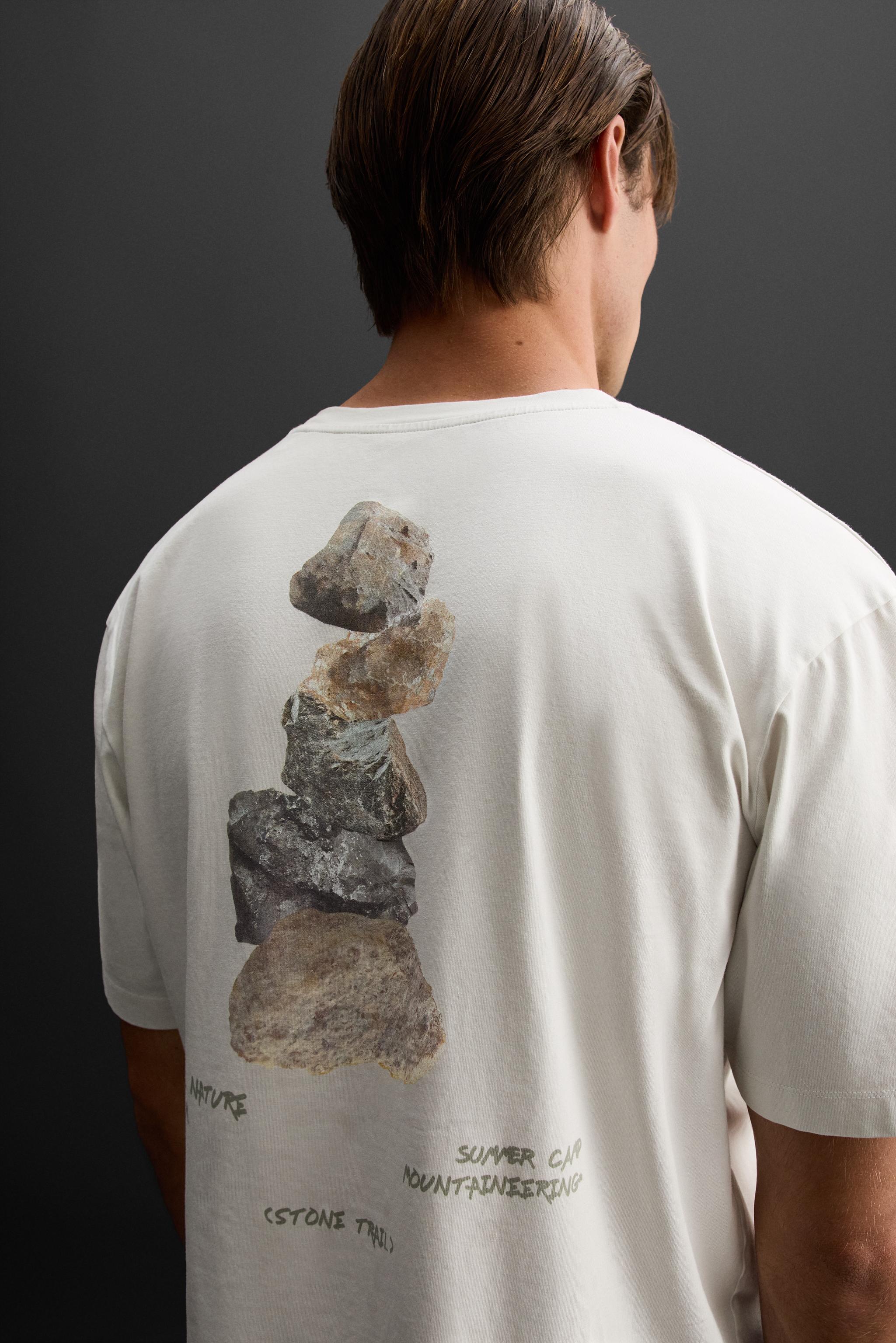ZARA - ice GRAPHIC PRINT T-SHIRT - Ice | ZARA United States